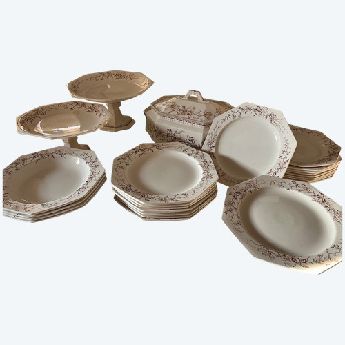Moore & Co „Hugo“ Servierset um 1880 24-teilig 