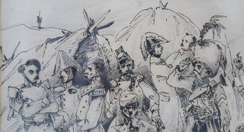 Richard de QUERELLES - Souvenir of a barrack of Napoleonic officers
