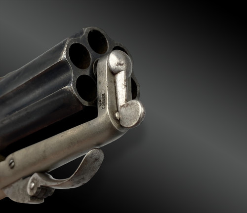DEPREZ Pepperbox-Revolver, Pinfire Belgien, Lüttich, um 1865/1870.