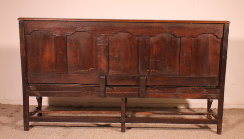 Chippendale Period Bench In Oak - 18th Century