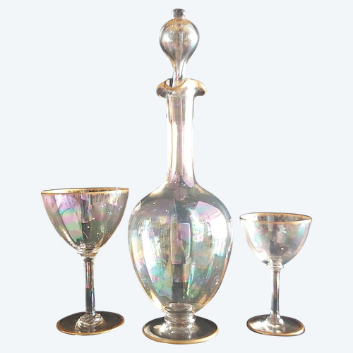 Einzigartige Kreation aus Baccarat um 1900.