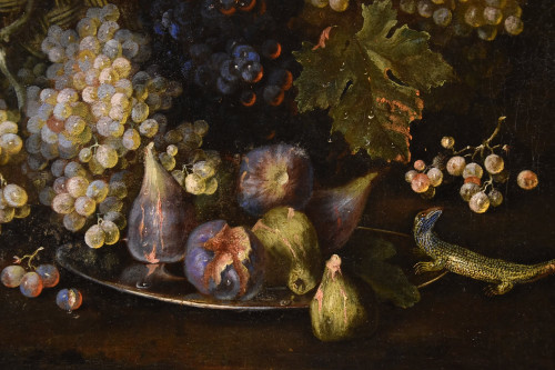 Stillleben mit Früchten und Eidechse, Franz Werner von Tamm (Hamburg 1658-Wien 1754)