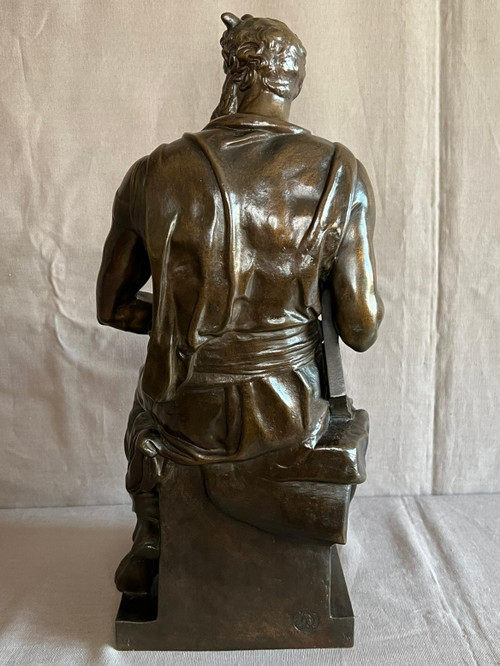 Scultura in bronzo Moise F. Barbedienne XIX secolo