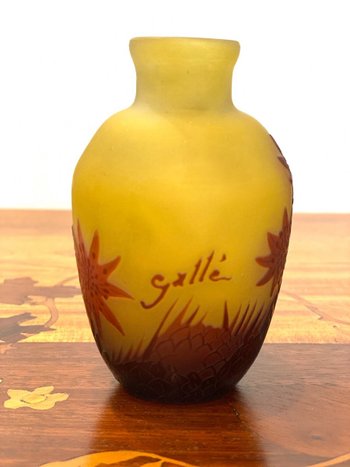 Gallé Art Nouveau Vase