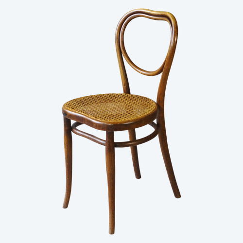 Chaise  Thonet "Cœur" N°28 cannée- 1900-