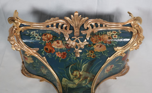 Cartel and Console in Martin A J Jollain varnish, Louis XV period