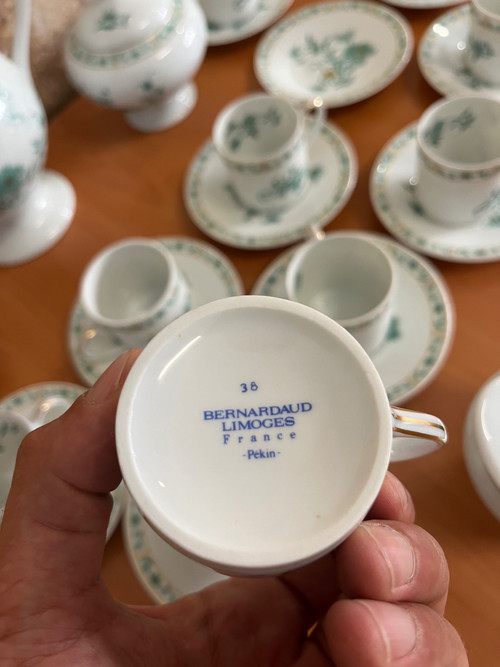 Bernardaud Peking coffee set