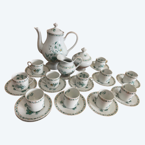 Bernardaud Peking coffee set
