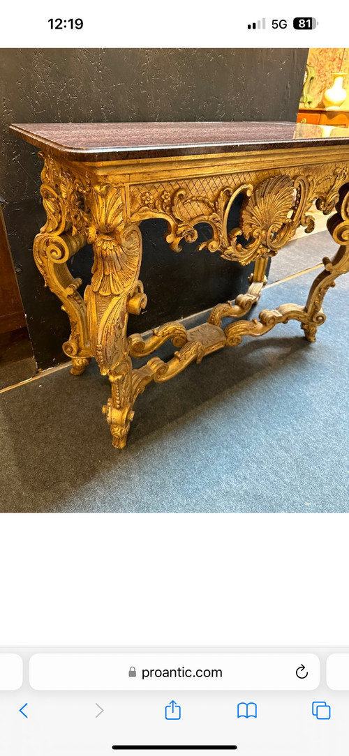 Petite Console De Style Louis XIV