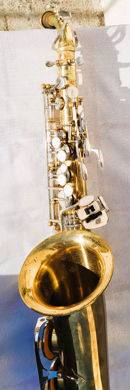Sakura saxophone with case