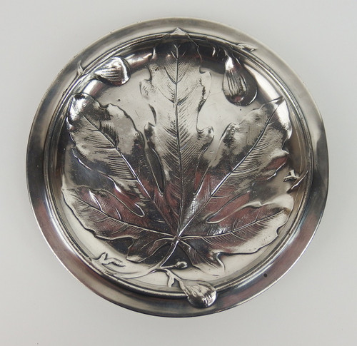 Set di tre piatti d'argento Art Nouveau di Gallia Christofle