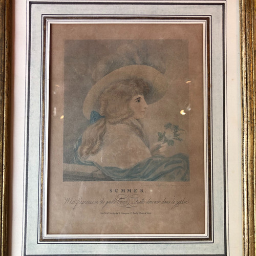 Portraits de jeunes femmes, XIXème siècle