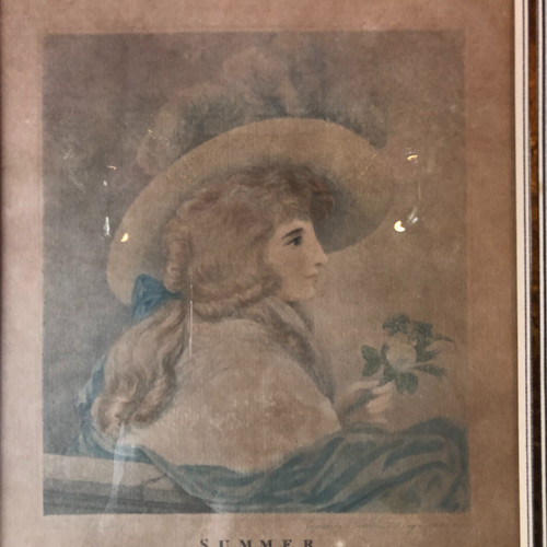 Portraits de jeunes femmes, XIXème siècle