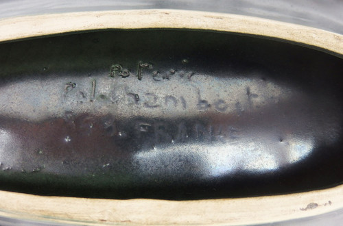 Large ceramic dish or bowl by Pol Chambost