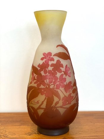 Gallé Art Nouveau Vase