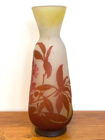 Gallé Art Nouveau Vase