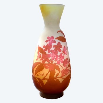 Gallé Art Nouveau Vase
