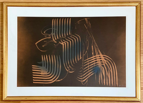 Hans Hartung, Lithographie Titrée « Farandole », Composition Abstraite, N°25/7 Datée 1971.