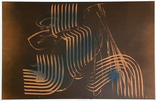 Hans Hartung, Lithographie Titrée « Farandole », Composition Abstraite, N°25/7 Datée 1971.