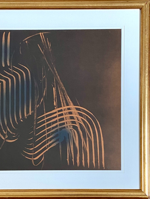 Hans Hartung, Lithographie Titrée « Farandole », Composition Abstraite, N°25/7 Datée 1971.