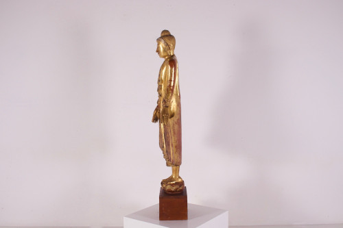 Bouddha debout Birmanie, Mandalay (127cm)