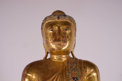 Bouddha debout Birmanie, Mandalay (127cm)