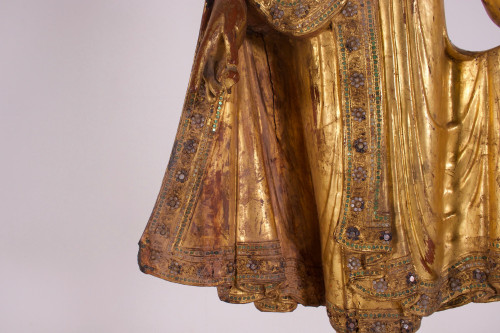 Bouddha debout Birmanie, Mandalay (127cm)