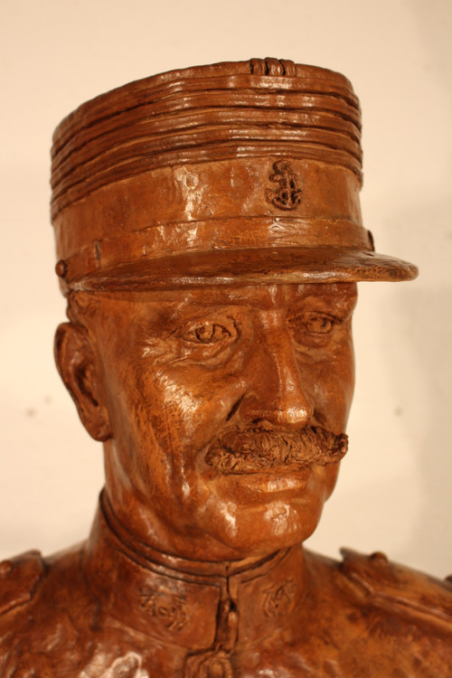 Busto in terracotta del generale LE MEUT