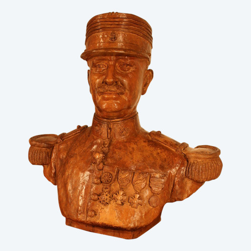 Busto in terracotta del generale LE MEUT