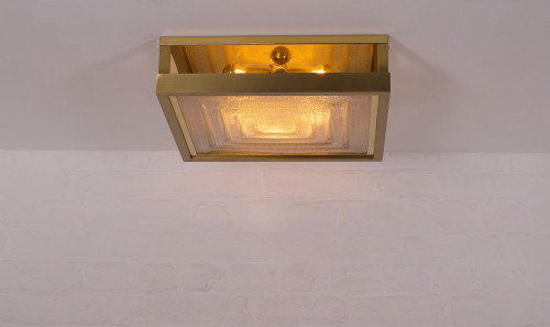 Hollywood Glam" square ceiling lamp, Stéphane Davidts & WKR.