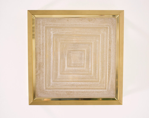 Hollywood Glam" square ceiling lamp, Stéphane Davidts & WKR.