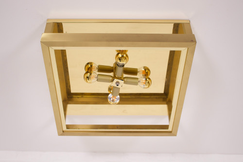 Hollywood Glam" square ceiling lamp, Stéphane Davidts & WKR.