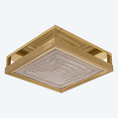 Hollywood Glam" square ceiling lamp, Stéphane Davidts & WKR.