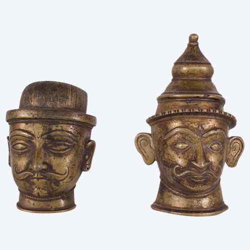 Paire de Mukhalinga, Inde.
