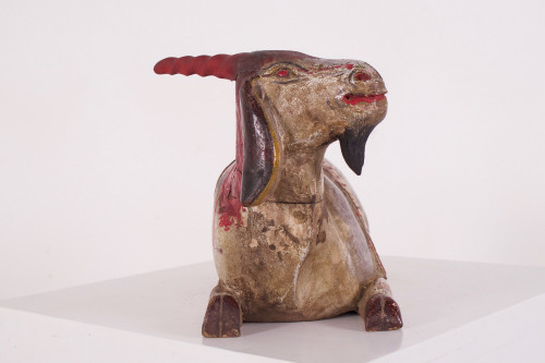 Sacred figure of a goat, India.