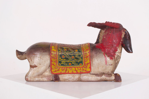 Sacred figure of a goat, India.