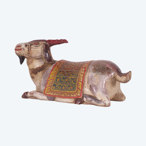 Sacred figure of a goat, India.