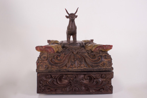 Hindu ritual set with bull and rats (Shiva & Ganesh)