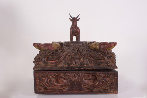 Hindu ritual set with bull and rats (Shiva & Ganesh)