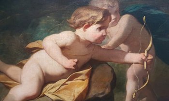 Early 19th Century Italian School - Child Bacchus and Child Apollo