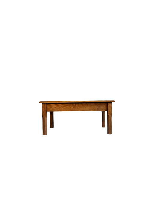 Table basse en châtaignier 1900