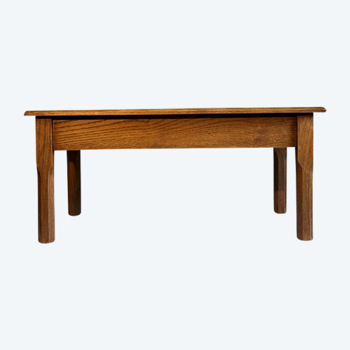 Table basse en châtaignier 1900