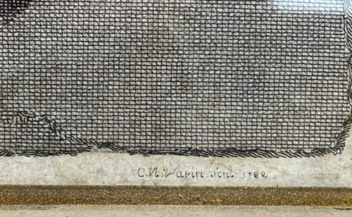 Gravure physionotrace d’Augustin de St Aubin