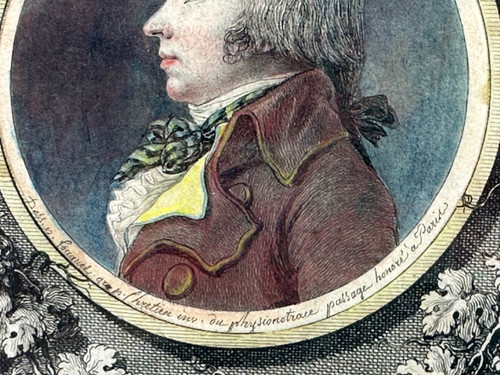 Gravure physionotrace d’Augustin de St Aubin