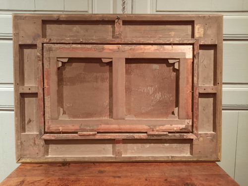 Tableau représentant un paysage signé Daligé de Fontenay (Alexis Léonard) d’époque XIXème siècle.