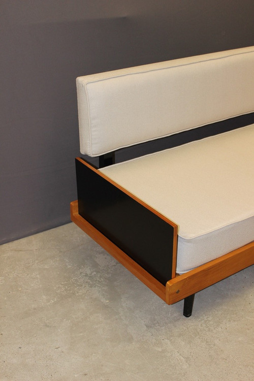Sofa with shelves About 1950