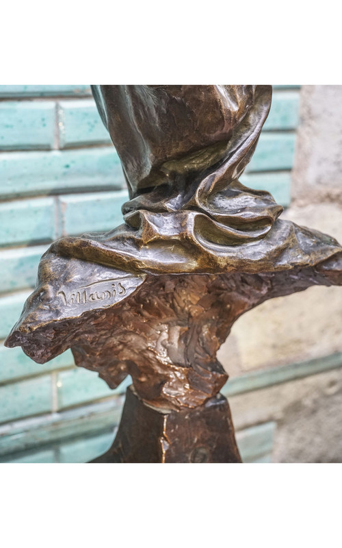 VILLANIS, "Retour du Bal", scultura in bronzo
