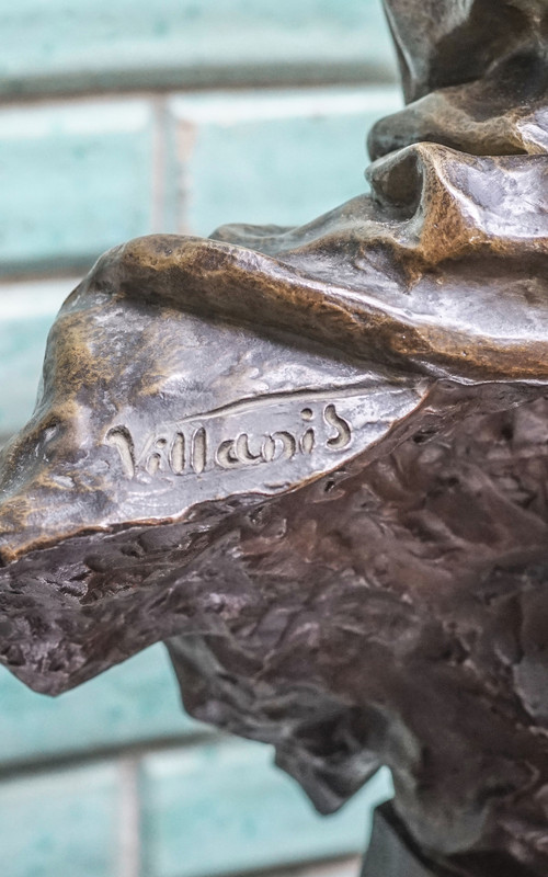 VILLANIS, "Retour du Bal", scultura in bronzo