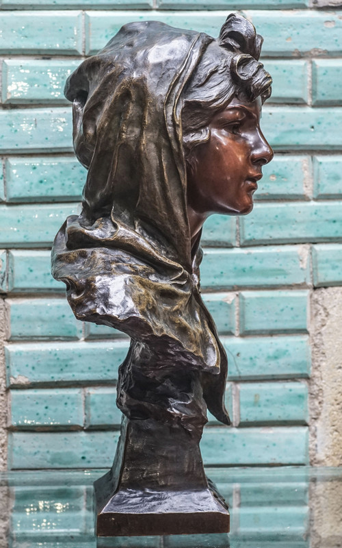 VILLANIS, "Retour du Bal", scultura in bronzo