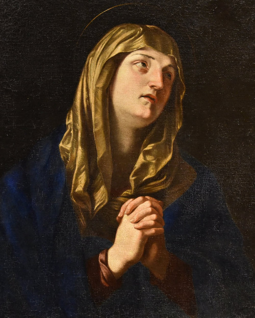 Guido Reni (Bologna, 1575 - 1642) Werkstatt Von, Die betende Jungfrau (oder Mater Dolorosa)